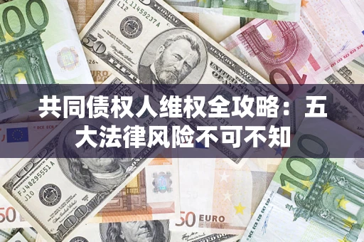 武汉共同债权人维权全攻略：五大法律风险不可不知
