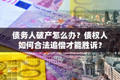 武汉债务人破产怎么办？债权人如何合法追偿才能胜诉？