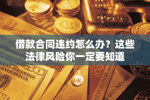 武汉借款合同违约怎么办？这些法律风险你一定要知道