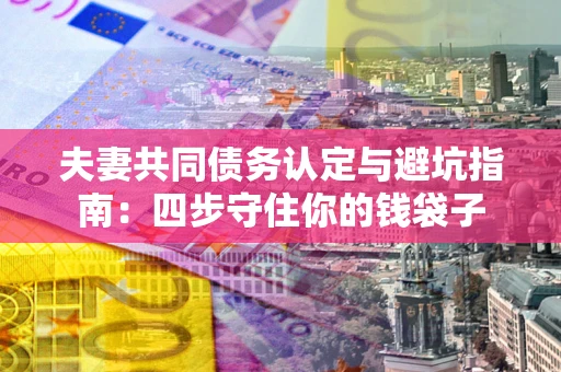 武汉夫妻共同债务认定与避坑指南：四步守住你的钱袋子