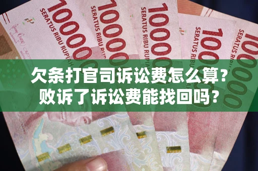 武汉欠条打官司诉讼费怎么算？败诉了诉讼费能找回吗？