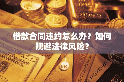 武汉借款合同违约怎么办？如何规避法律风险？