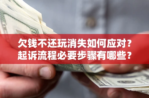 武汉欠钱不还玩消失如何应对？起诉流程必要步骤有哪些？